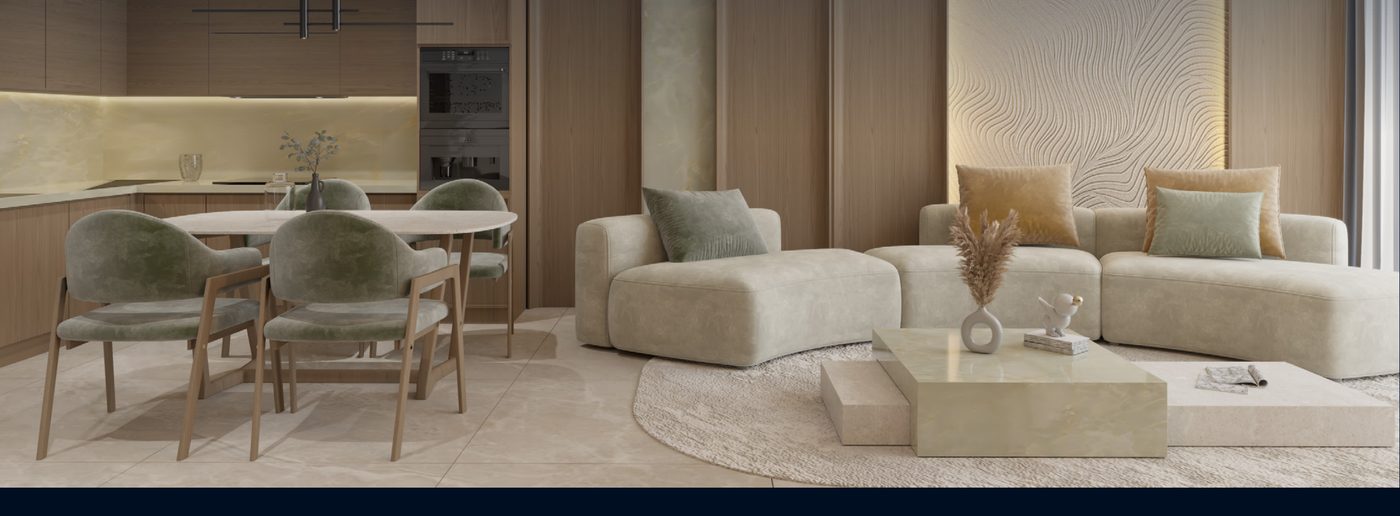 Living and dining interior