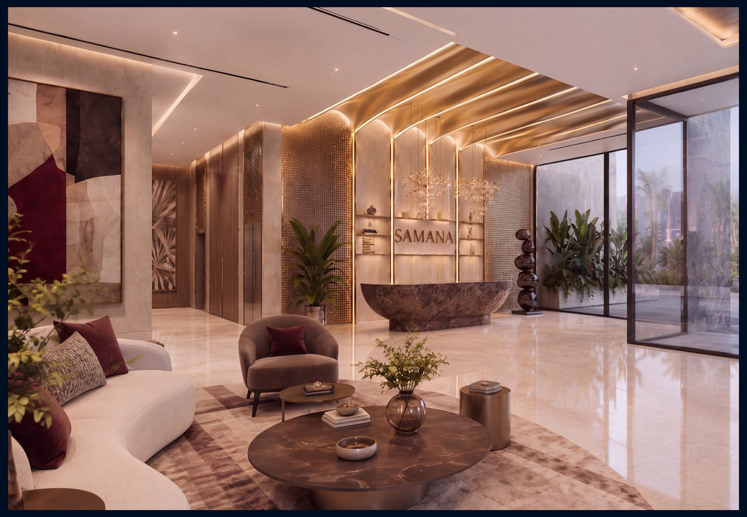 Residents' lobby